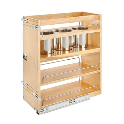 Side and Bottom Mount Base Utensil Pullout w/BLUMOTION Soft-Close
