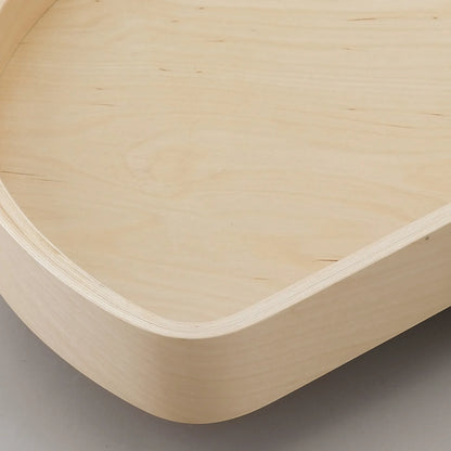 Lazy Susan – D-Shaped, Banded Wood, Single Shelf Organizer for Wall & Upper Cabinets