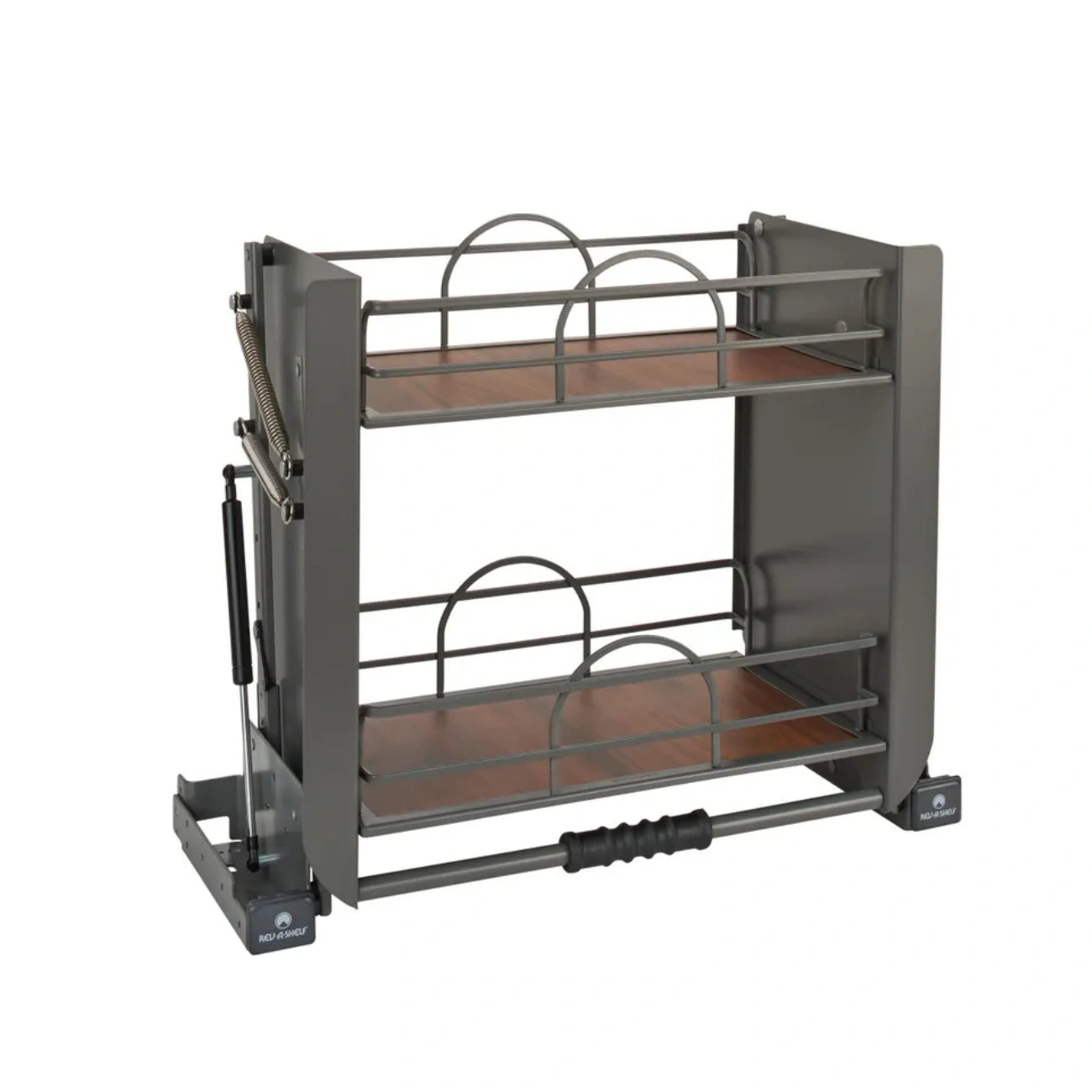 Solid Bottom Pull-Down Shelving System
