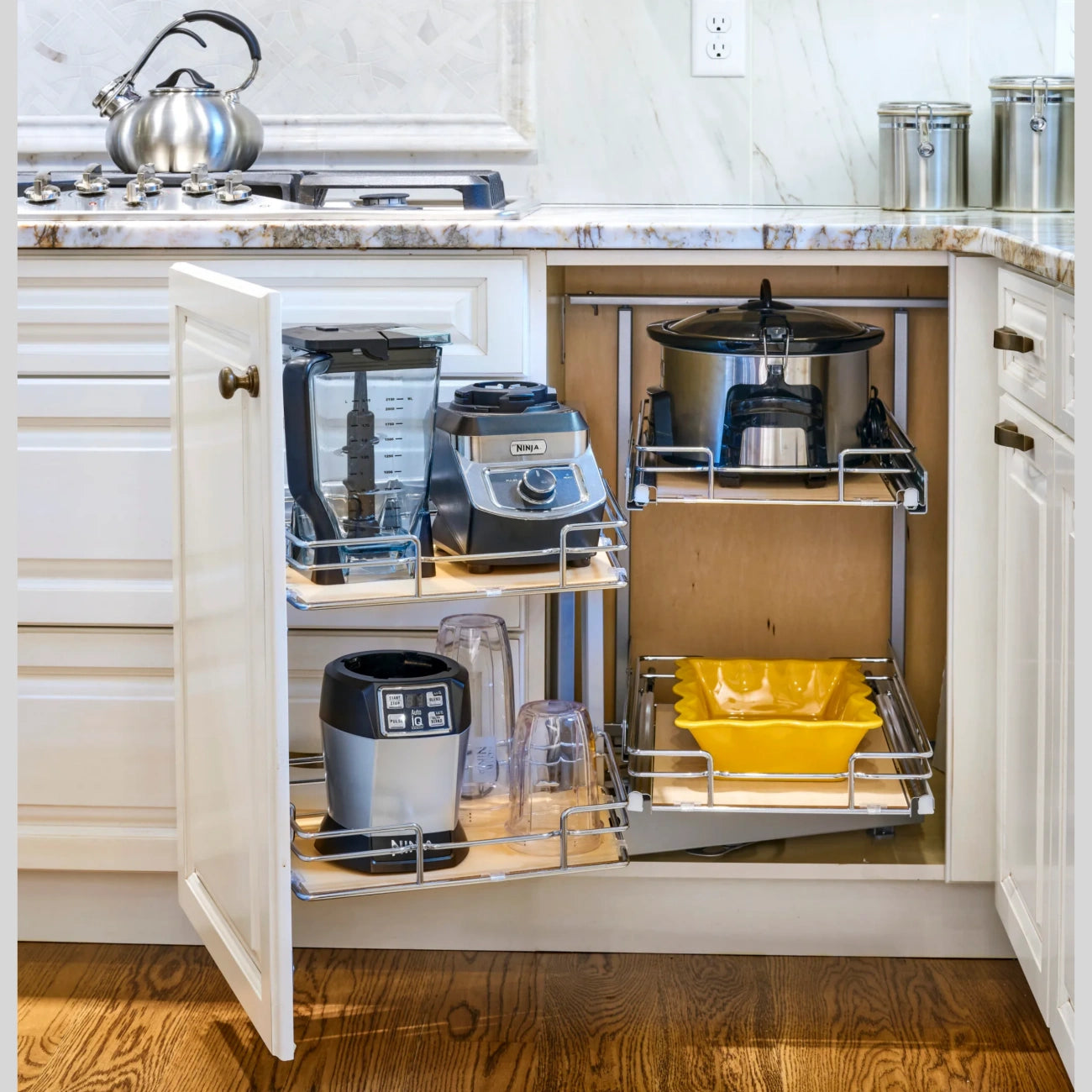Solid Bottom Two-Tier Blind Corner Optimizer