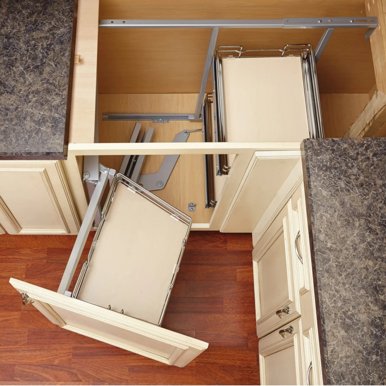 Solid Bottom Two-Tier Blind Corner Optimizer