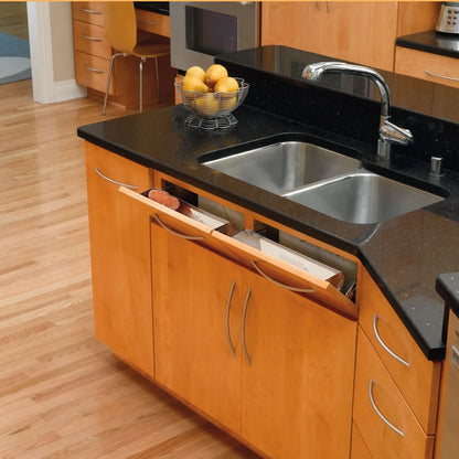 Stainless Steel Sink Front Tip-Out Trays