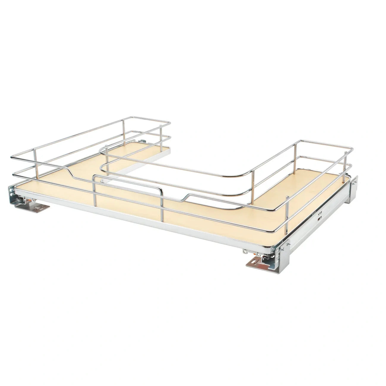 U-Shaped Solid Bottom Shelves