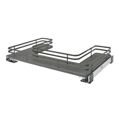 U-Shaped Solid Bottom Shelves