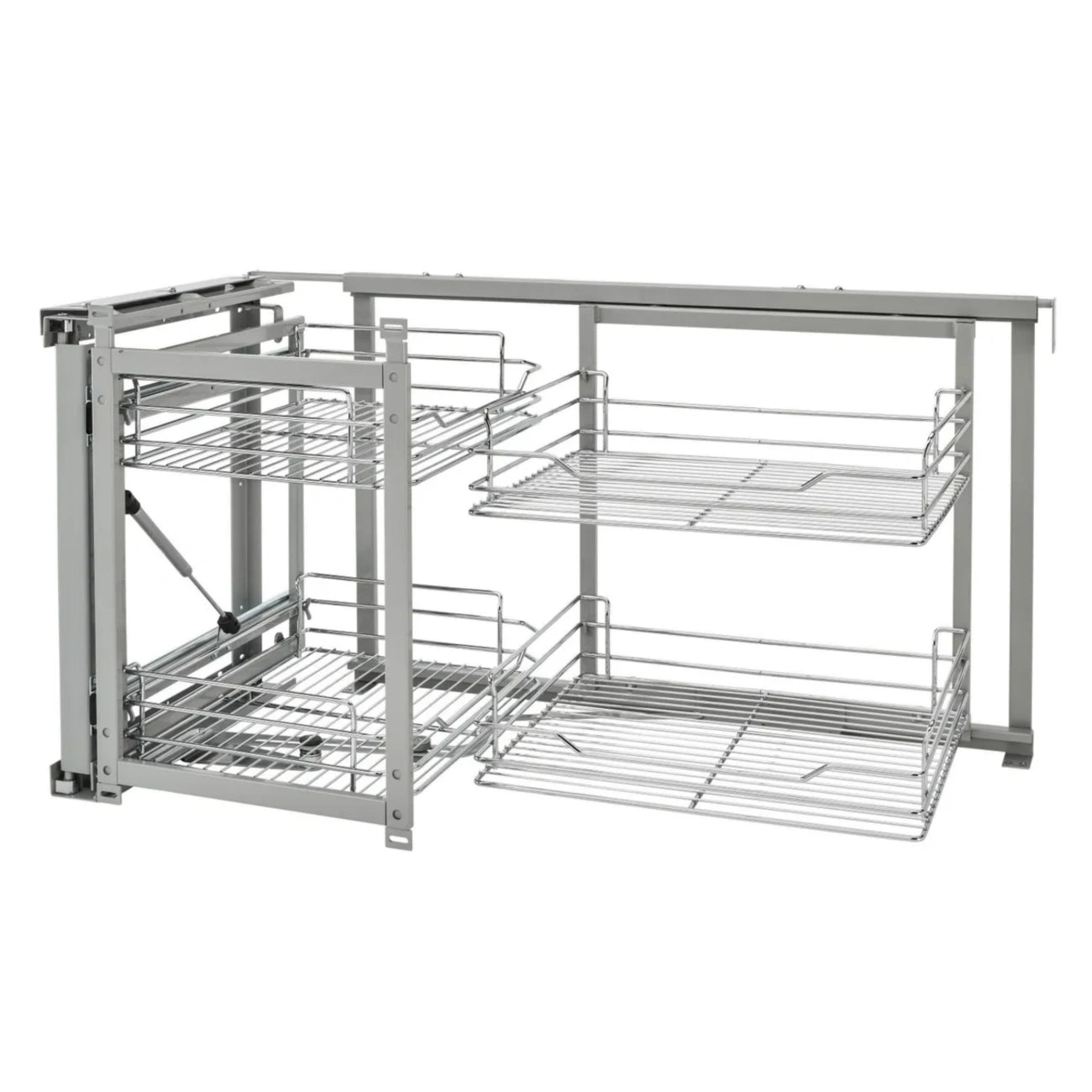 Wire Bottom Two-Tier Blind Corner Optimizer
