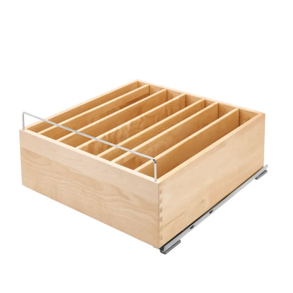 Wood Casserole Dish Storage Organizer