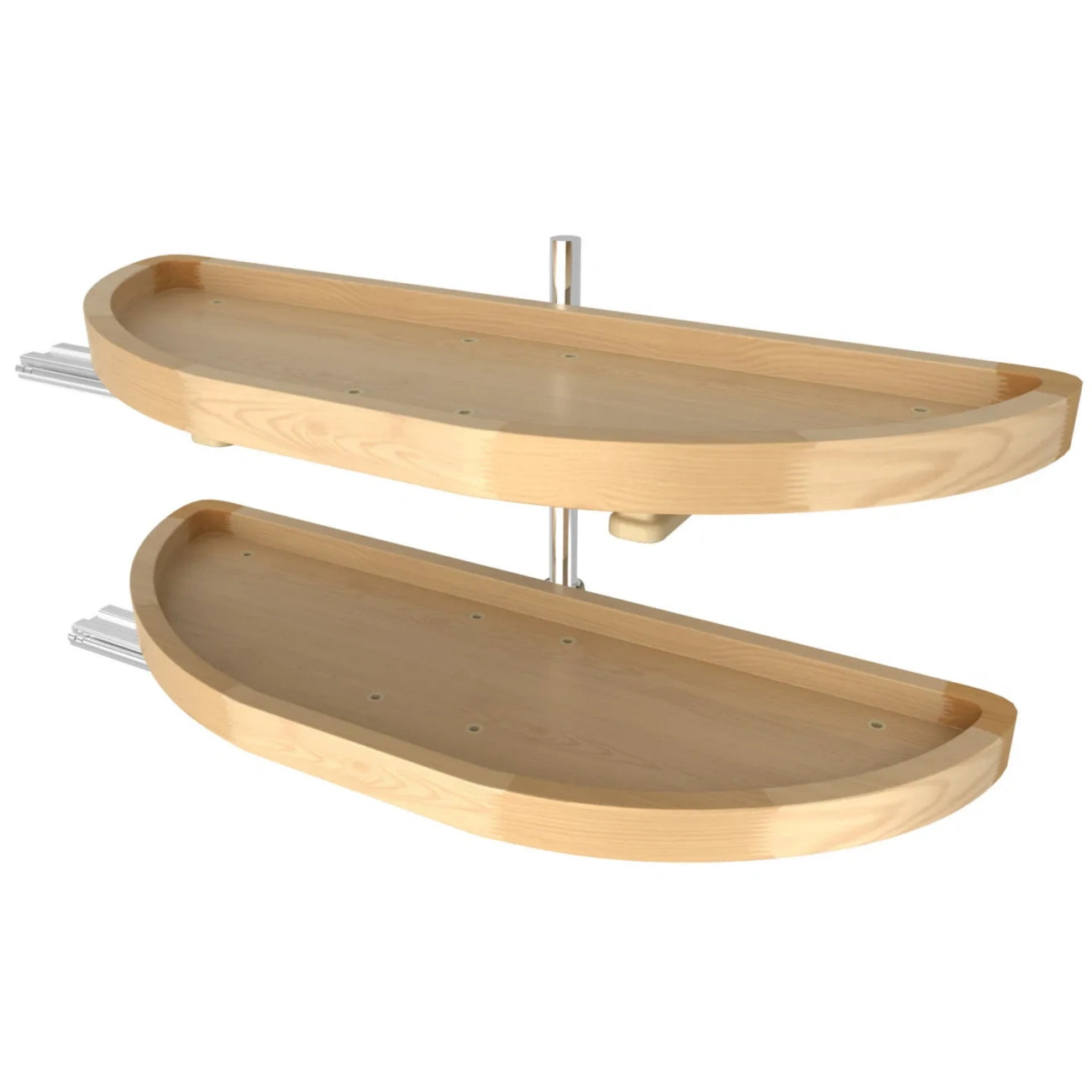 Wood Classic Half Moon Organizer for Blind Corner Cabinets