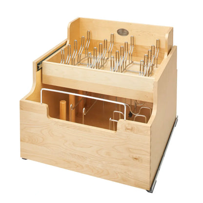 Wood Cookware Organizer