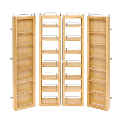 Swing-Out Pantry Set – Natural Wood Organizer