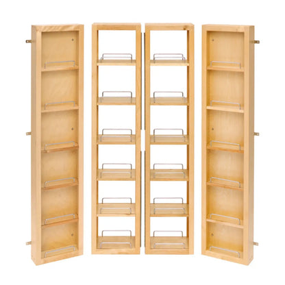 Swing-Out Pantry Set – Natural Wood Organizer
