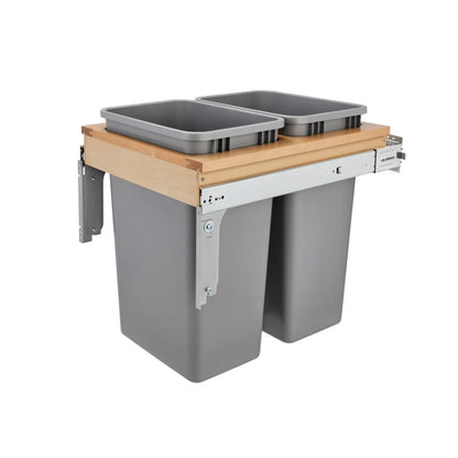 Wood Top Mount Waste Container